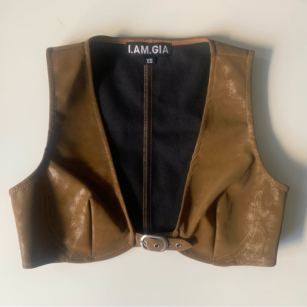 I AM GIA Vest Crop Top